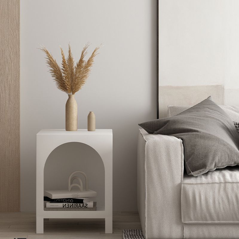 Metal Contemporary Bookcase Standard Closed Back Bookshelf with Shelves