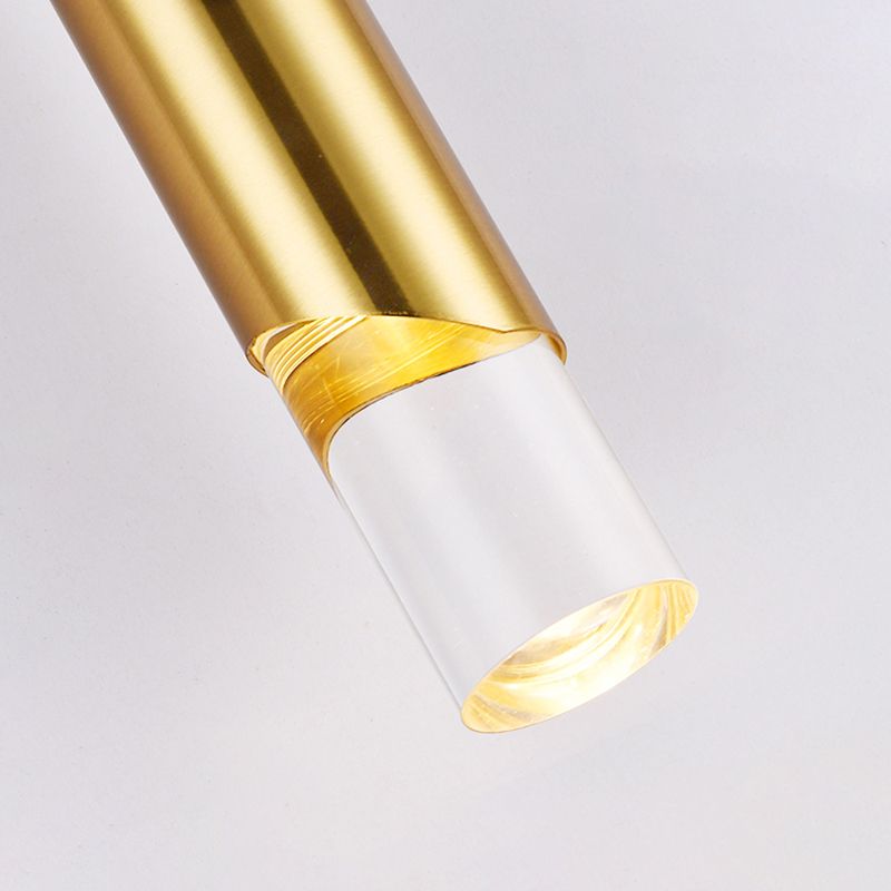 Moderne minimalistische stijl Tubes Hanglampverlichting Actures Acryl plafondlamp voor woonkamer