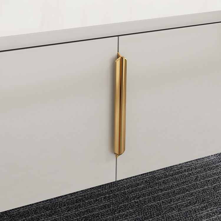 Glam TV Console with Cabinet Engineered Wood TV Media Stand with Drawers