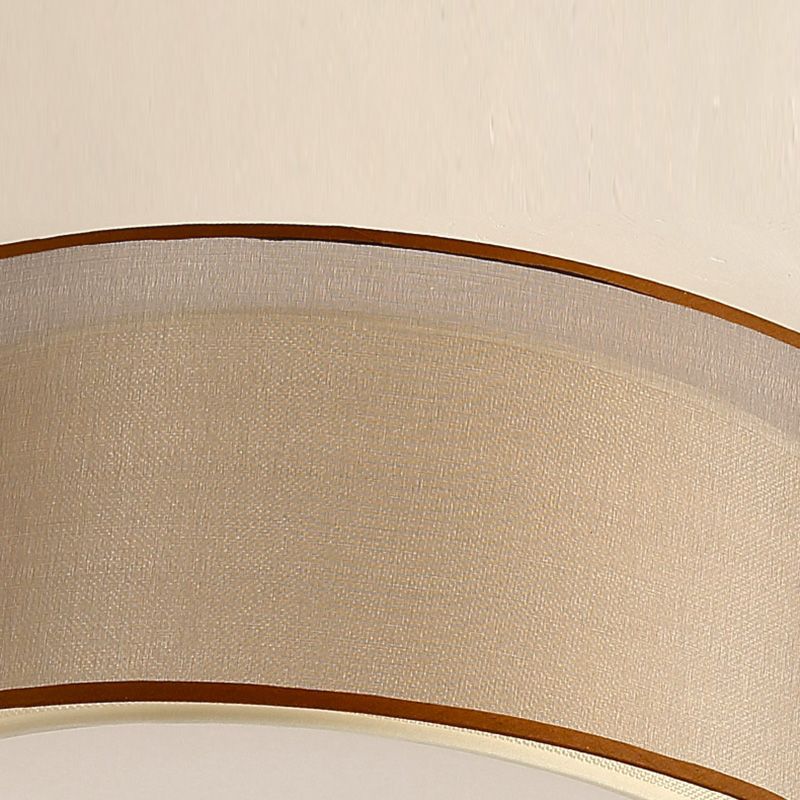Plafonnier carré/rond en tissu de Style chinois, plafonnier pour salon