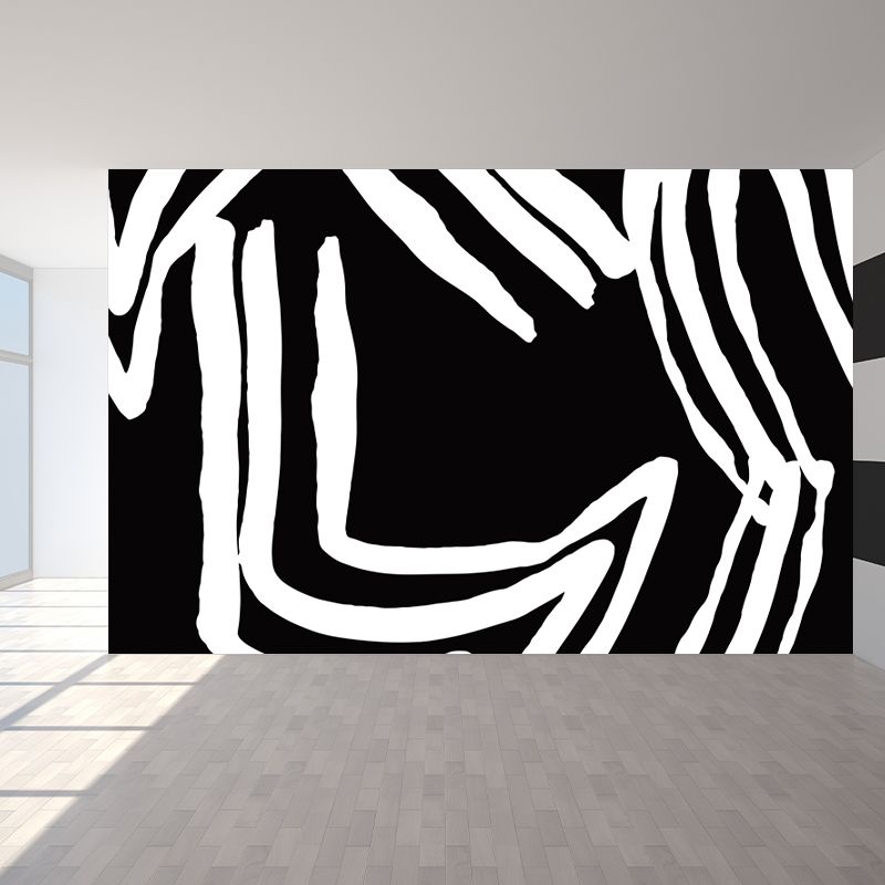 Zeitgenössische abstrakte Wandaufkleber, farbenfrohe geometrische Wanddekoration für Jugendzimmer
