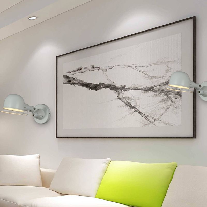 Amerikanische verstellbare Wandleuchter Metall 1 Lichtwandhalterung Licht für Schlafzimmer