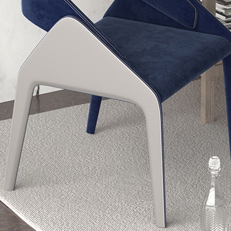 Modern Style Arm Chair Metal Open Back Dining Room Chair for Kitchen