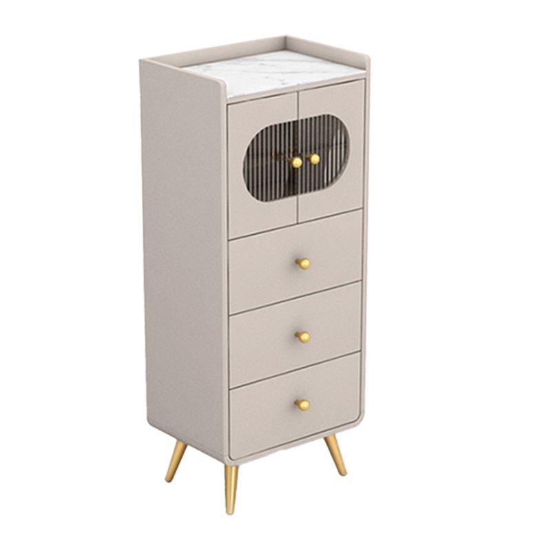 13.65-inch Width Glam Storage Chest Stone Storage Chest Dresser