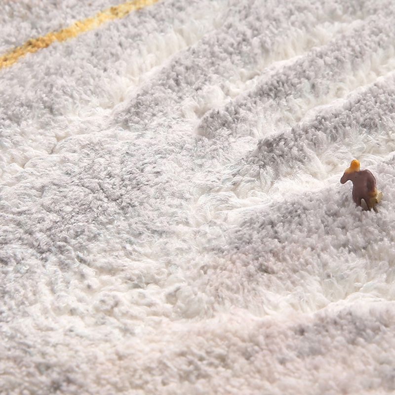 Alfombra nórdica de naranja oscura de poliéster bloguera alfombra lavable alfombra para decoración del hogar