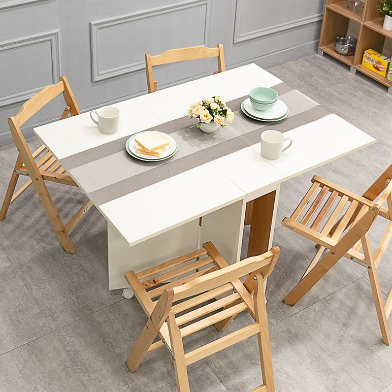 47 '' Mesa de madera artificial plegable Mesa rectángulo moderna (solo mesa)