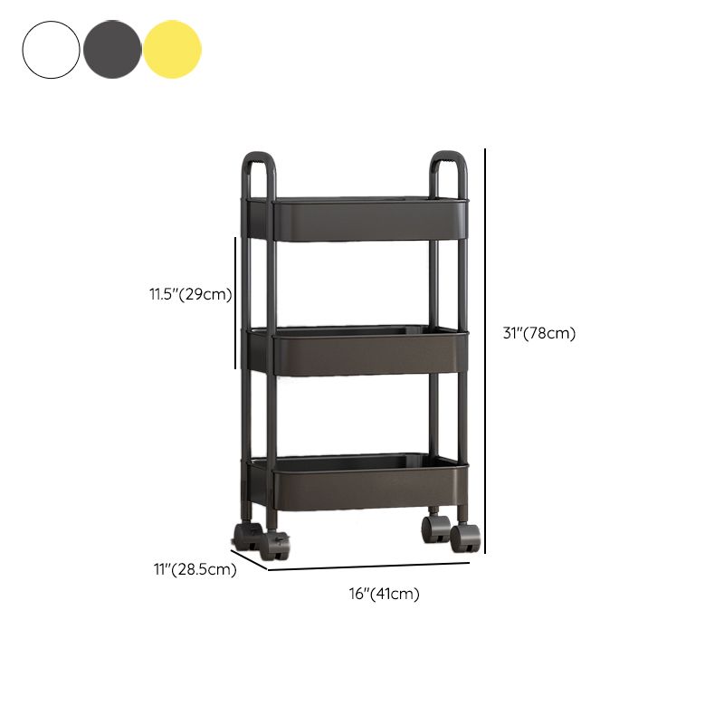 Scandinavian Plastic Bookcase Standard Open Back Bookshelf with Shelves