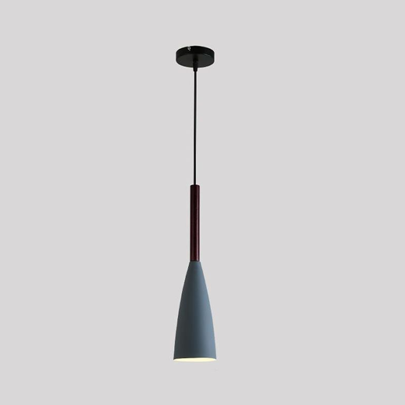 Cone Shape Hanging Light Modern Style Metal 1 Light Hanging Lamp for Restaurant