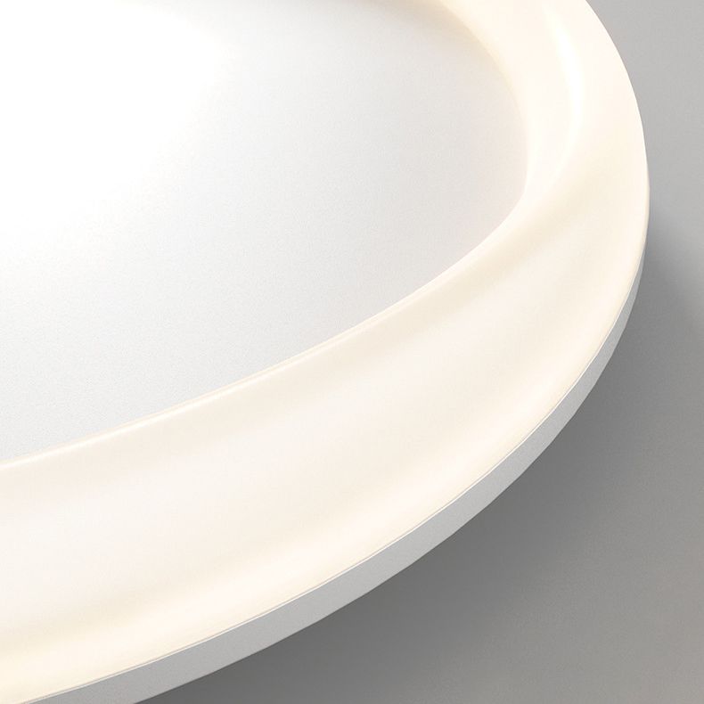 Modern Ceiling Light White LED Flush Mount Lighting for Bedroom