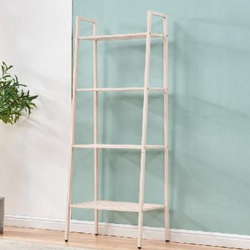 Contemporary Metal Bookcase Open Shelf Bookshelf for Study Room