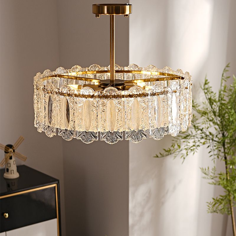 Nordic Flush Mount Light Minimalist Flush Mount Ceiling Light Fixture with Glass Shade