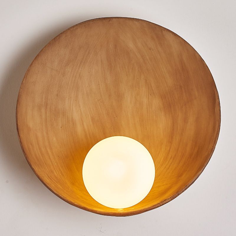 Modern Circular Wall Light Fixture 1 Light Wall Sconce for Bedroom