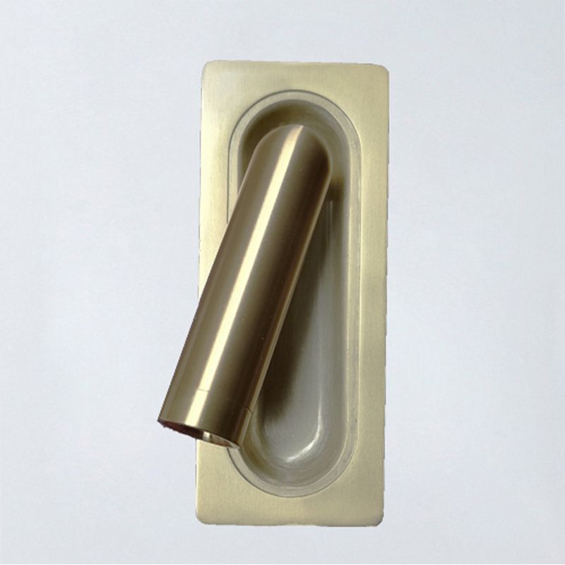 Single Modern Polished Finish Wall Mounted Sconce Metal LED Wall Light