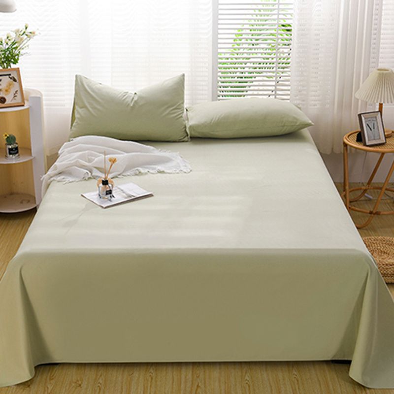 Cotton Bed Sheet Set Solid Color Modern Fitted Sheet for Bedroom