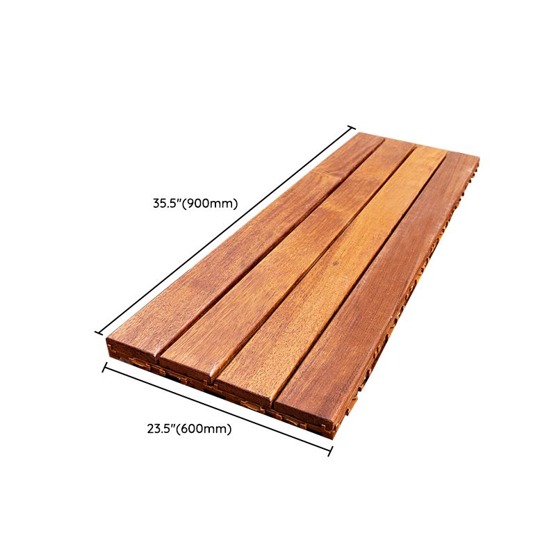 Modern Floor Board Solid Color Water-Resistant Outdoor Flooring