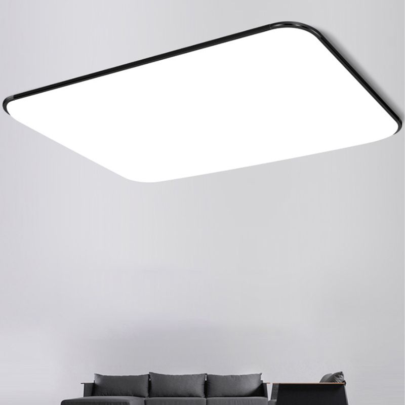 Aluminum Geometric Flush Ceiling Light Fixtures Modern Style 1-Light Led Flush Light