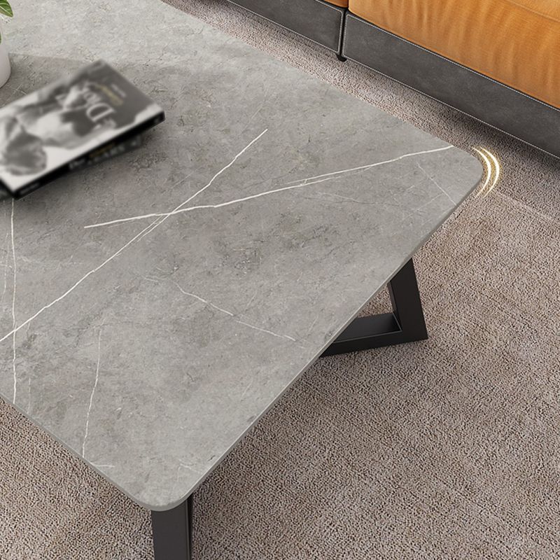 Trestle Bunching Tables Slate Rectangular Geometric Coffee or End Table