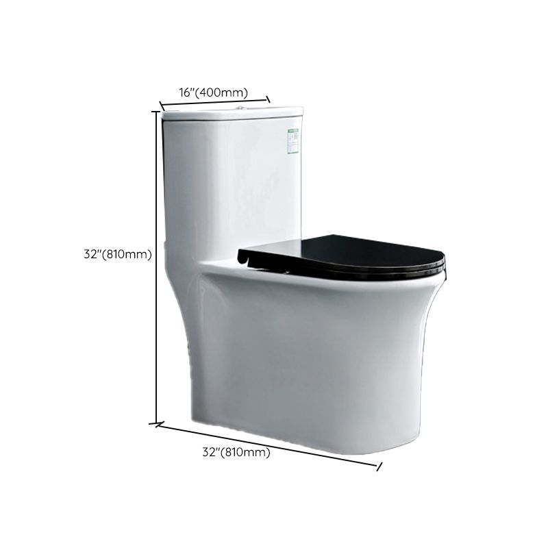 Contemporary 1 Piece Flush Toilet Floor Mounted Urine Toilet (Spray Gun not Included)
