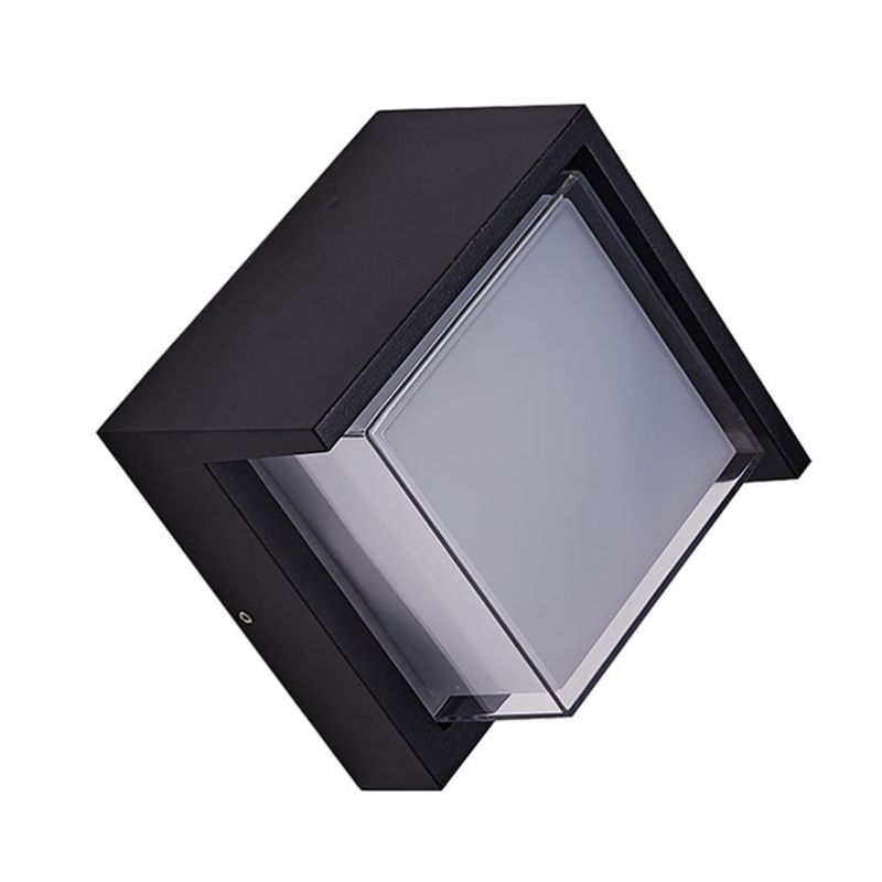 Contemporary Style Geometric Wall Mounted Lamps Metal 1 Light Wall Light Sconce