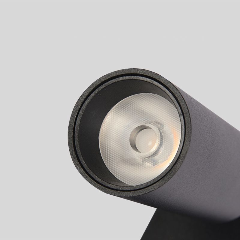 Lámpara de pared rectangular de aluminio de lectura de LED minimalista moderno con sombra acrílica