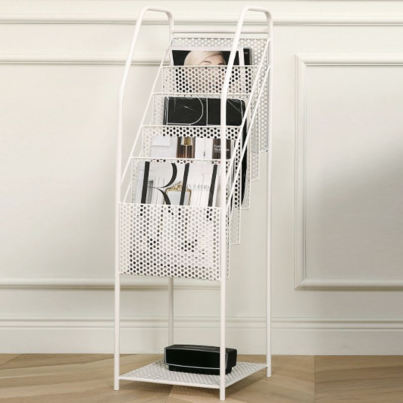 5-Shelf Metal Ladder Bücherregal zeitgenössisches Buchregal, 36,2 '' H x 12,2 '' W.