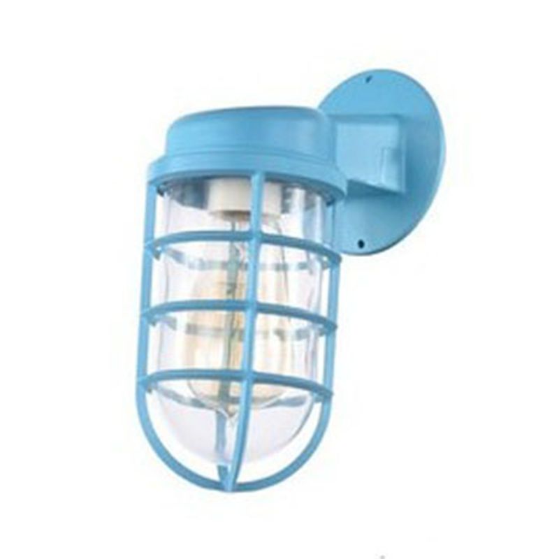 1-Light Geometric Wall Light Sconce Modern Style Metal Wall Mounted Lights