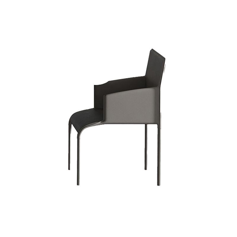 Glam Dinette Set with Leather Chairs 1/2/3 Pieces Glossy White Dining Table Set