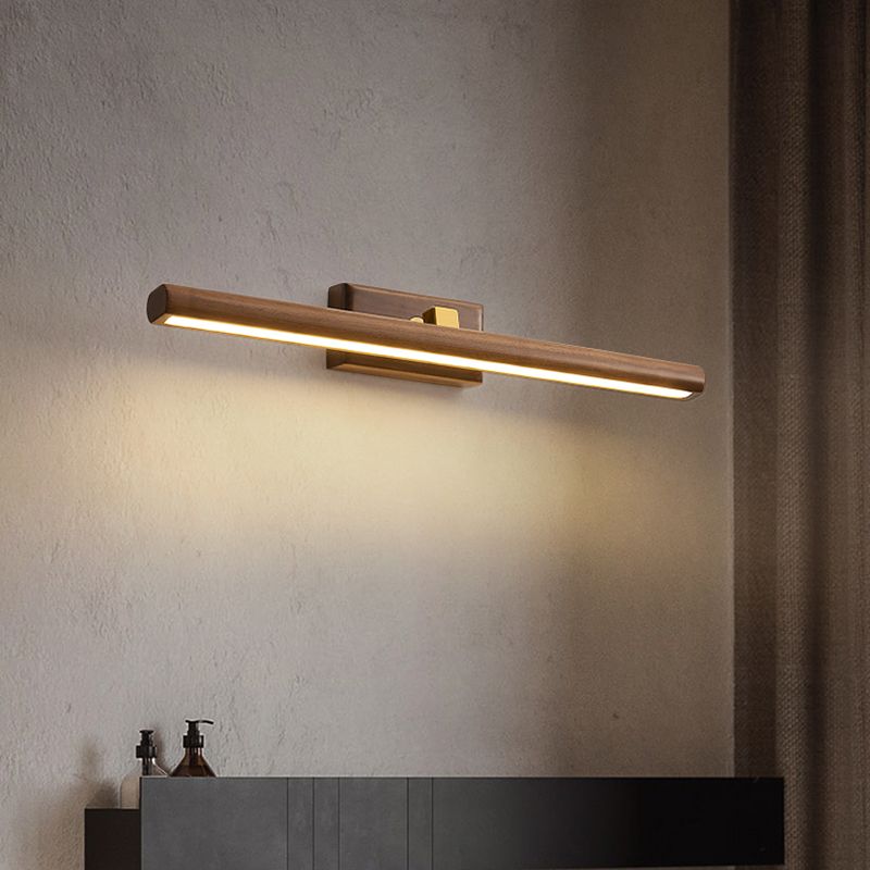 Houten wandbevestiging lamp eigentijdse ijdelheid muurlichtwijken voor badkamer