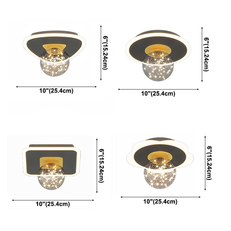 Spherical Flush Mount Ceiling Lights Modern Flush Mount Ceiling Lights