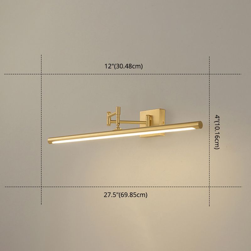 Moderni tubi in stile minimalista Luci da vanità montate a parete con il bagno