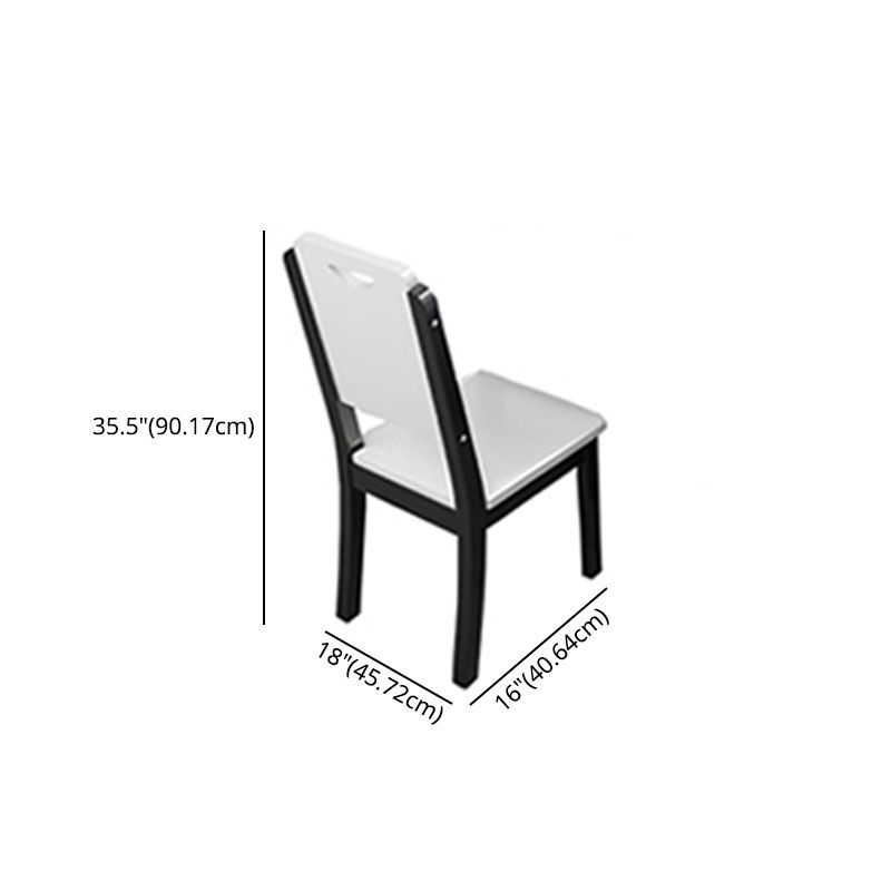 Modern Kitchen Dining Room Set with Sintered Stone Top and Black Base Dining Furniture Set