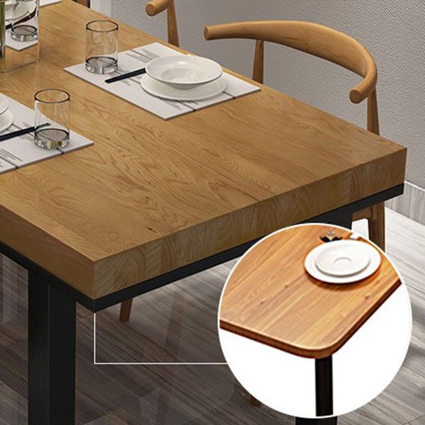 Industrial Home Dining Table Set 1/2/5 Pieces Solid Wood Dinette Set