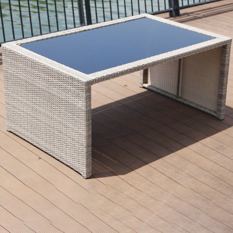 Modern 1/3/5/7/9 Pcs Dining Set Glass Rectangular Dining Table Set