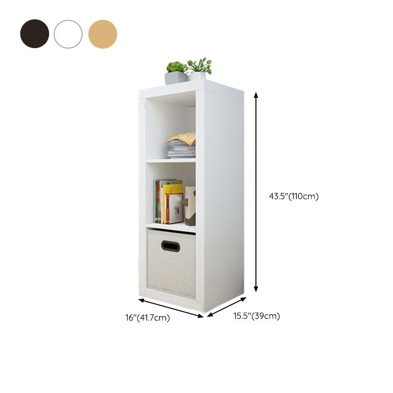 Contemporary Standard Bookshelf Engineered Wood Open Back Bookcase (Drawers not Included)