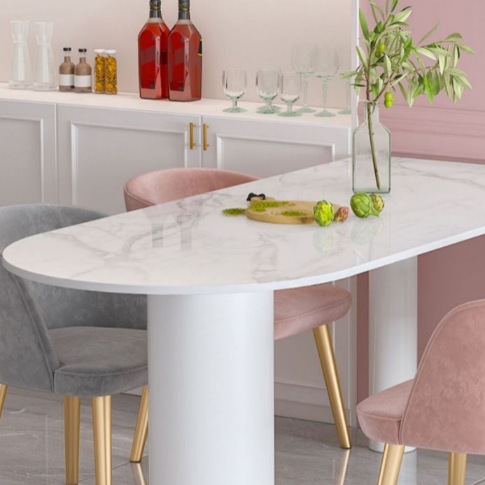 Glam Style Sintered Stone Dining Set 1/4/5 Pieces Dining Set for Dining Areas