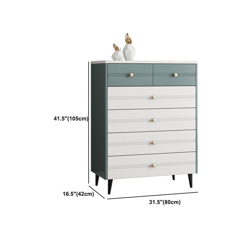 Modern Rectangle Accent Chest with Drawer Water Resistant Chest