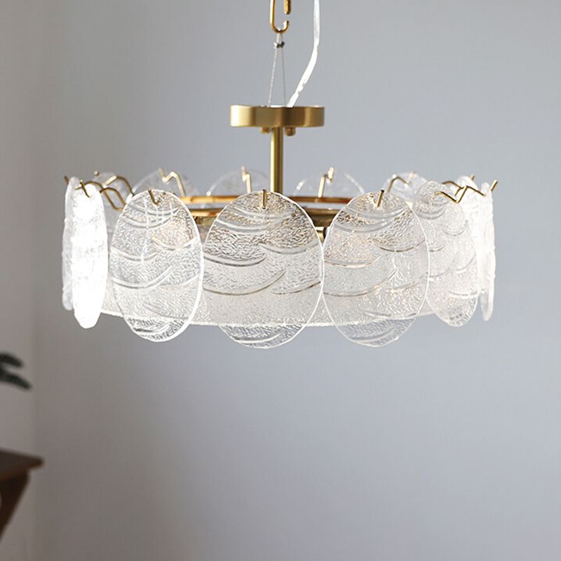 Nordic Ceiling Lamp Simple Glass Shade Flush Mount Light Fixture