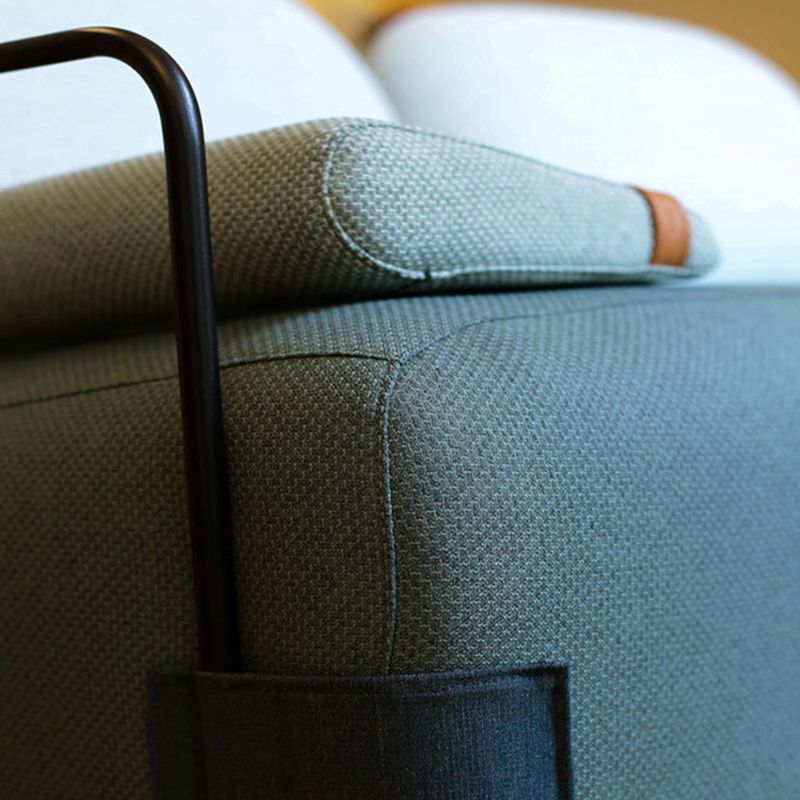 Modern Living Room Cushion Back Arms Included Fabric Arm Chair