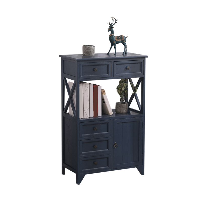 Coastal Combo Dresser Solid Wood Storage Chest Dresser for Bedroom