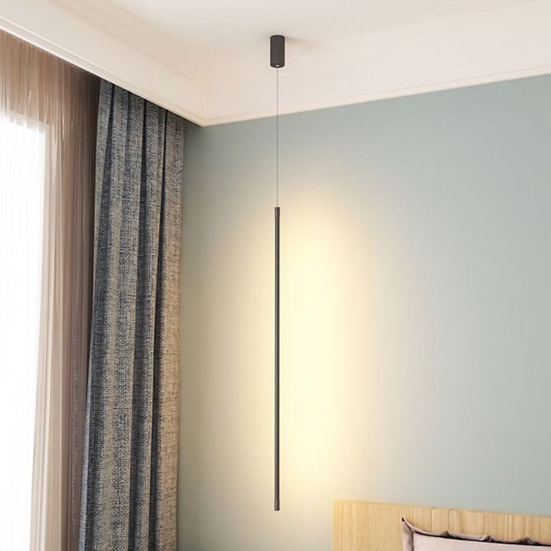 Black Linear a sospensione Light Light MODERNY MODERN MODERN METTAGLIO Apparecchio di illuminazione sospesa
