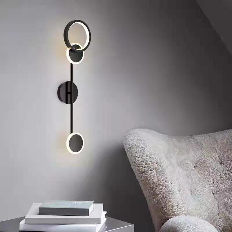 Nordischer Metall Wandleuchte geometrische LED -Wandleuchte für Wohnzimmer