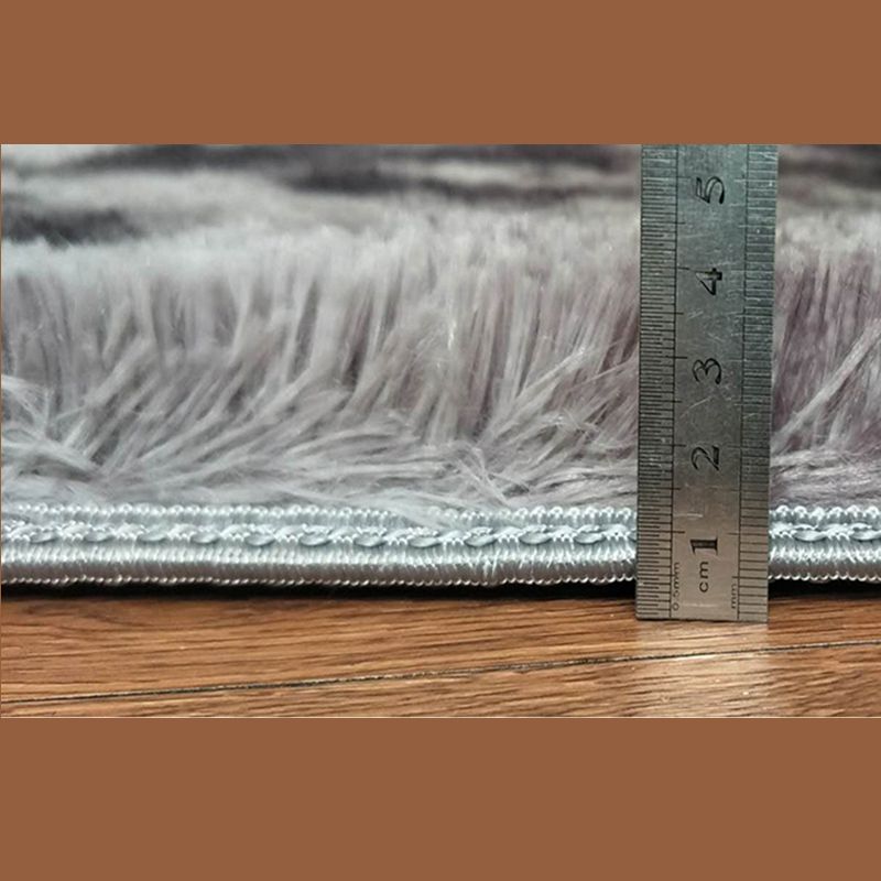 Multicolor Modern Area Carpet Polyester Solid Indoor Rug Non-Slip Backing Carpet for Living Room