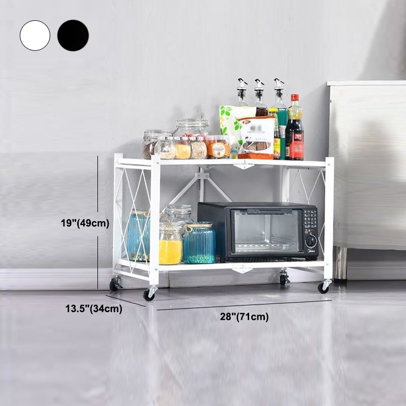 Industrial Open Etagere Bücherregal Metall -Bücherregal mit Zaubererrädern