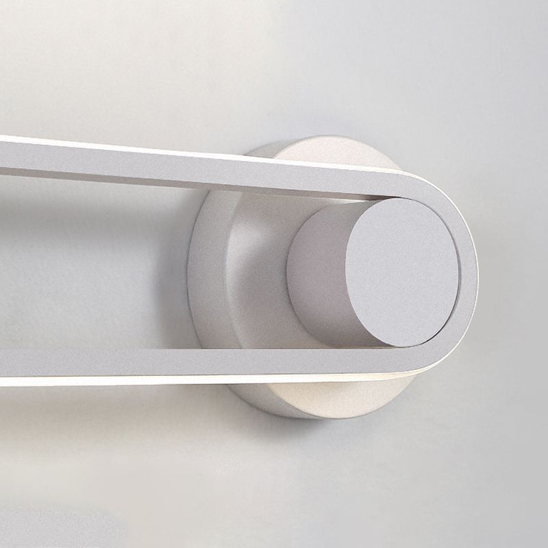 Rotatable Wall Lamp Modern LED Wall Mount Lamp with Plastic Shade for Bedroom