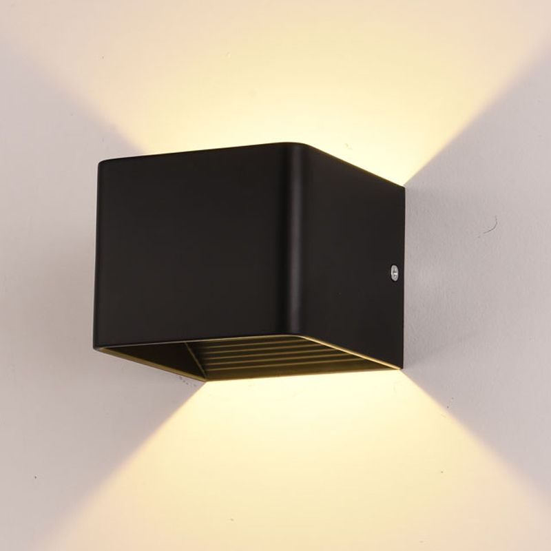 Contemporary Style Geometric Wall Lamps Metal 2 Lights Wall Lighting
