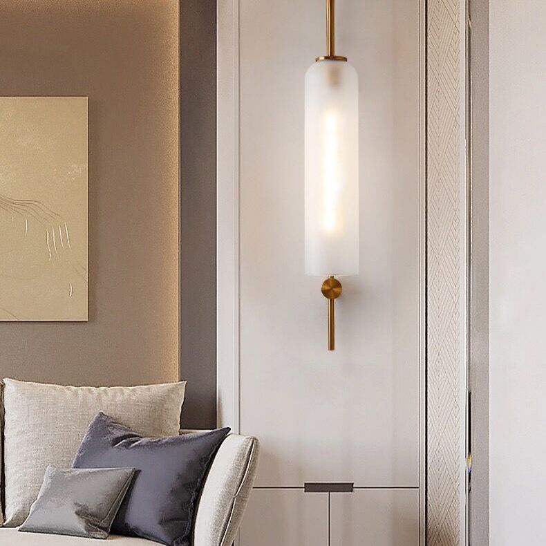 Indoor Decoration Wall Sconce Light Glass Shade Down Light for Living Room Bedroom