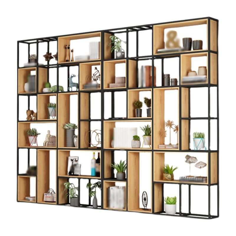 Open Etagere Bookcase Modern Style Shelf Bookcase with Shelves