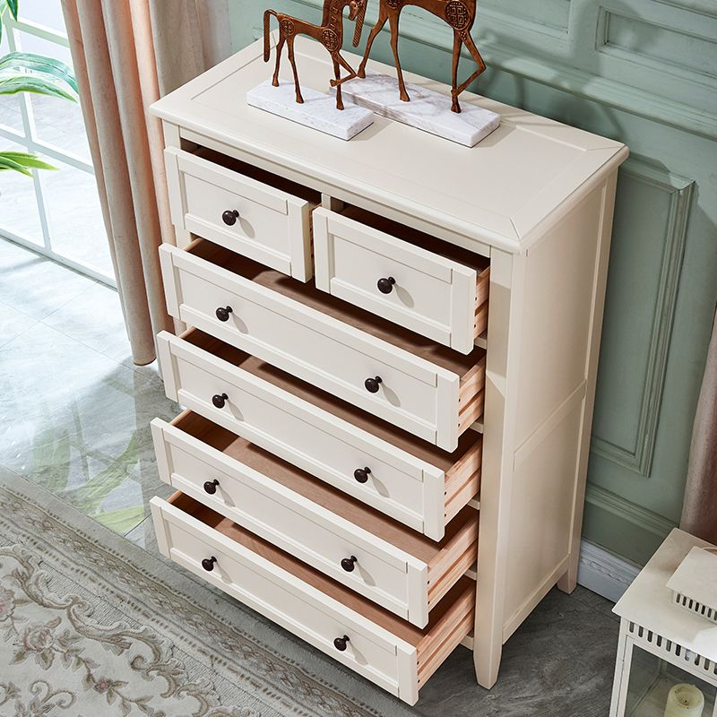 Knobs Standard Accent Chest Cherry Storage Cabinet with 5/6/7 Drawers