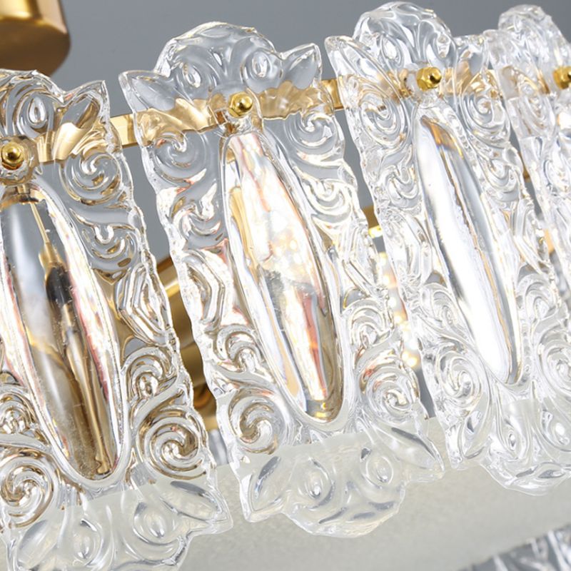 Creative Ceiling Light Nordic Glass Flush Mount Light Fixture for Sitting Room