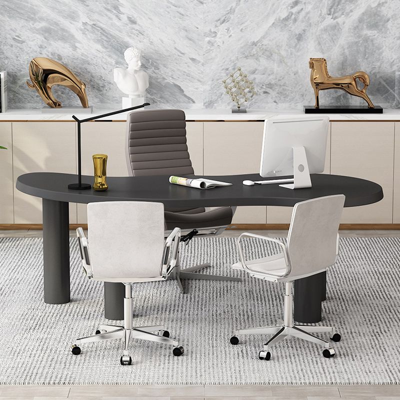 Nordic Solid Wood Table for Restaurant Unique Shape Table with 4 Legs